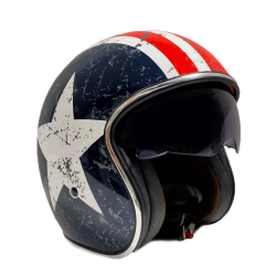 Casco Moto Jet Star Vintage...