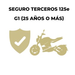 Seguro Terceros 125e G1 (25...